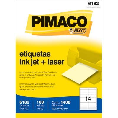 ETIQUETA PIMACO 6182 CADA