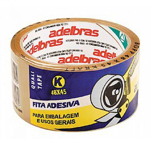 FITA P EMBALAGEM MARROM 48X45 ADELBRAS