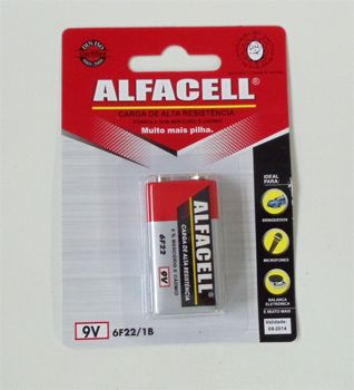 BATERIA 9V ALFACELL CADA