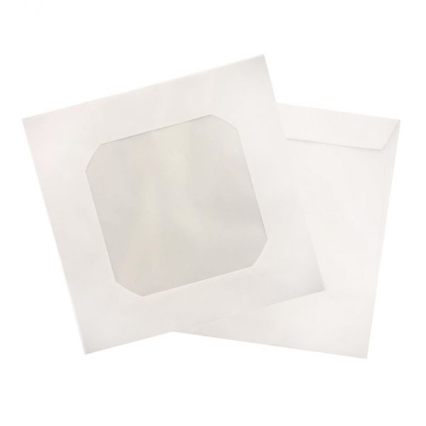 ENVELOPE PARA CD C/ VISOR BRANCO SCRITY CADA