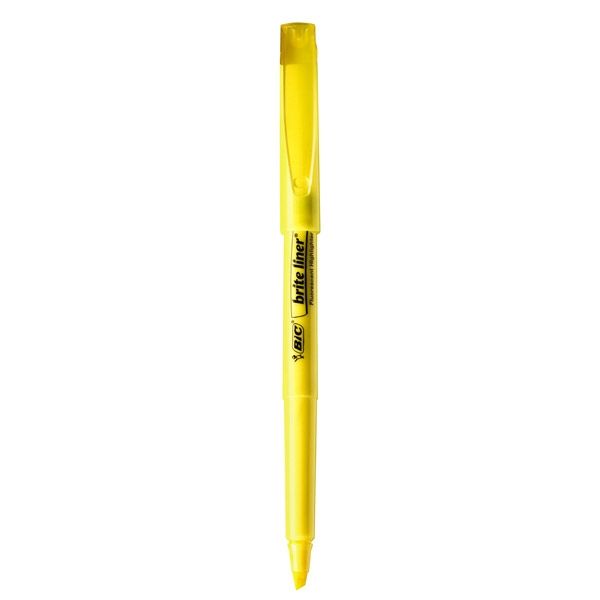 MARCADOR DE TEXTO AMARELO BIC BRITE LINER CADA