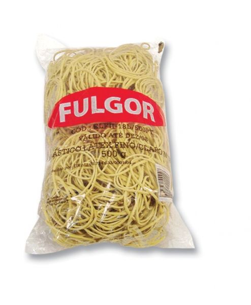 ELÁSTICOS FULGOR COM 500G